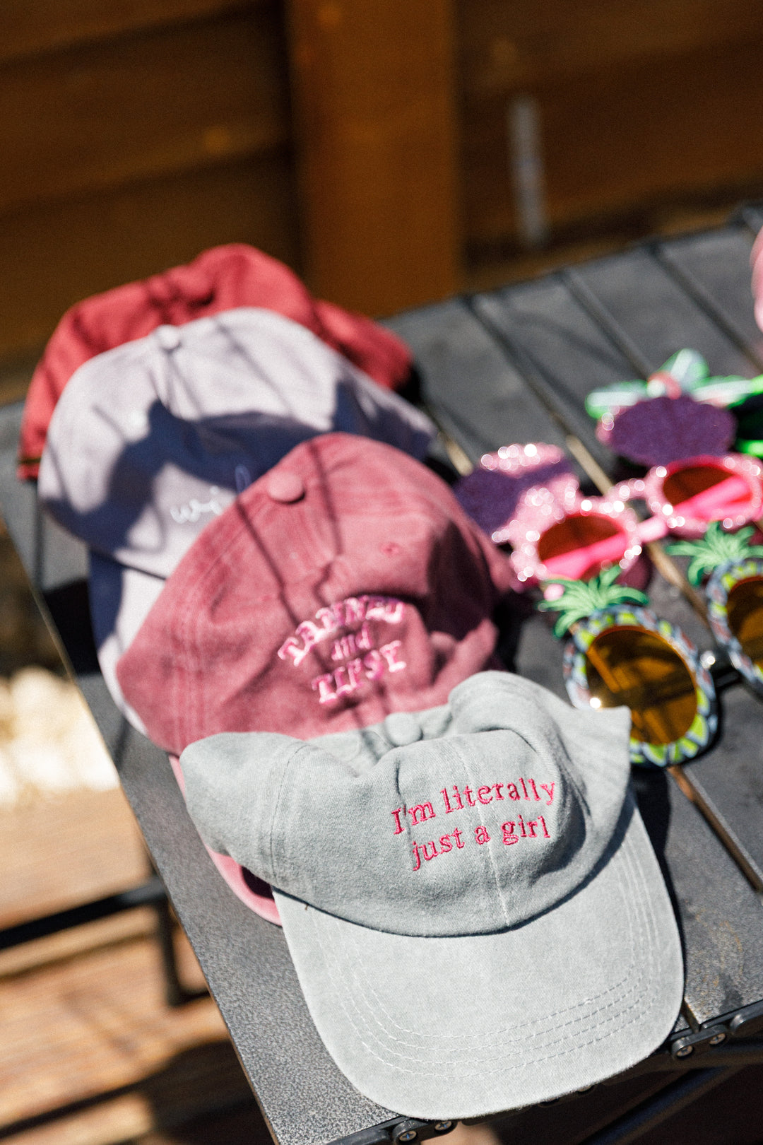 I’M LITERALLY JUST A GIRL Cap – Grey