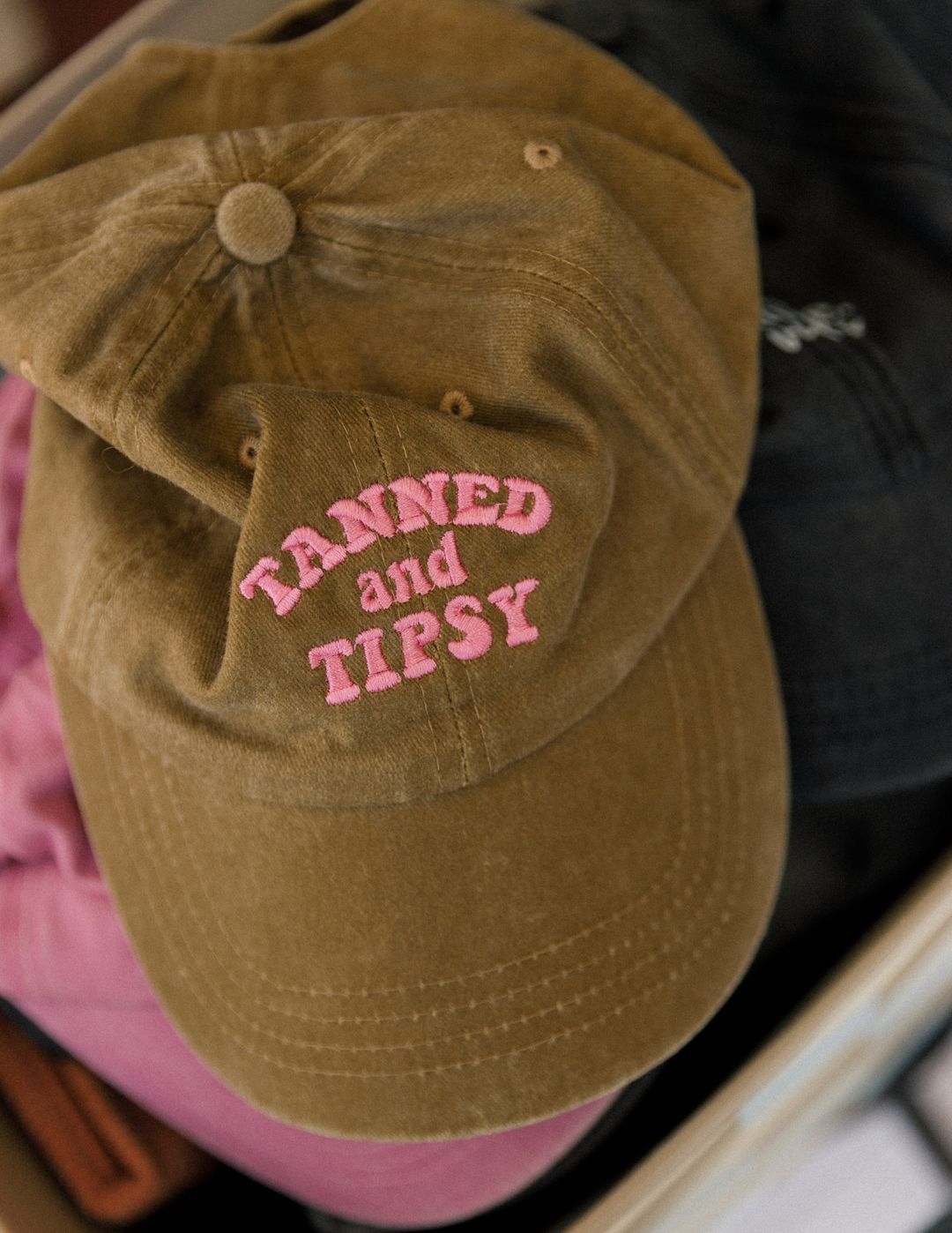 TANNED AND TIPSY Cap - Khaki